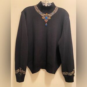 St. John/Marie Gray Embellished Sweater